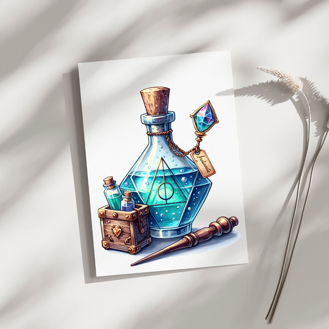 Postkarte -Harry Potter - Zaubertrank