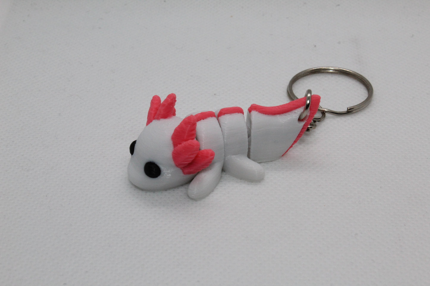 Baby Axolotl Schlüsselanhänger 3D gedruckt - Beweglich