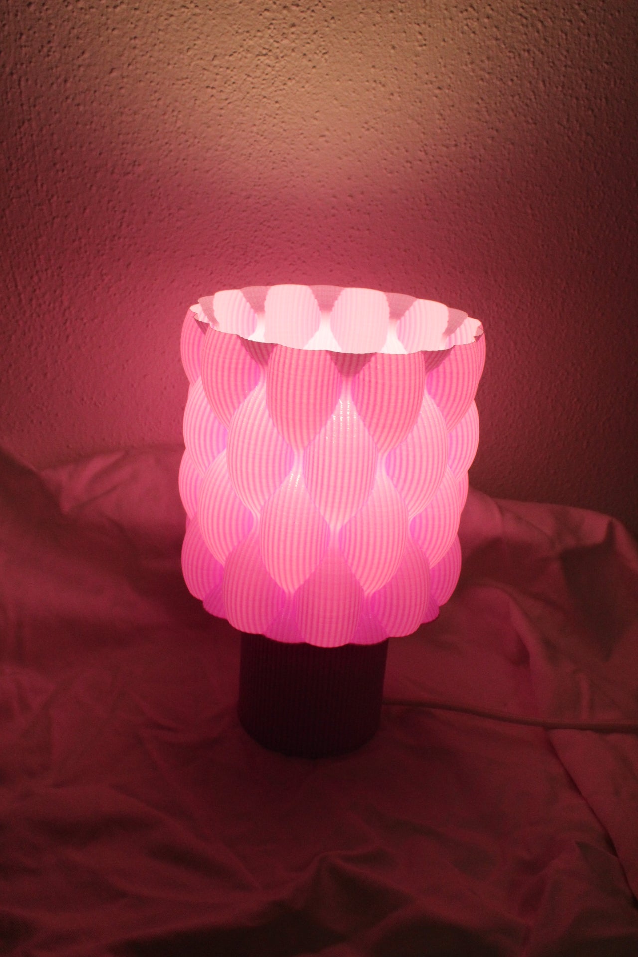 3D-gedruckte Tischlampe - Bubbels