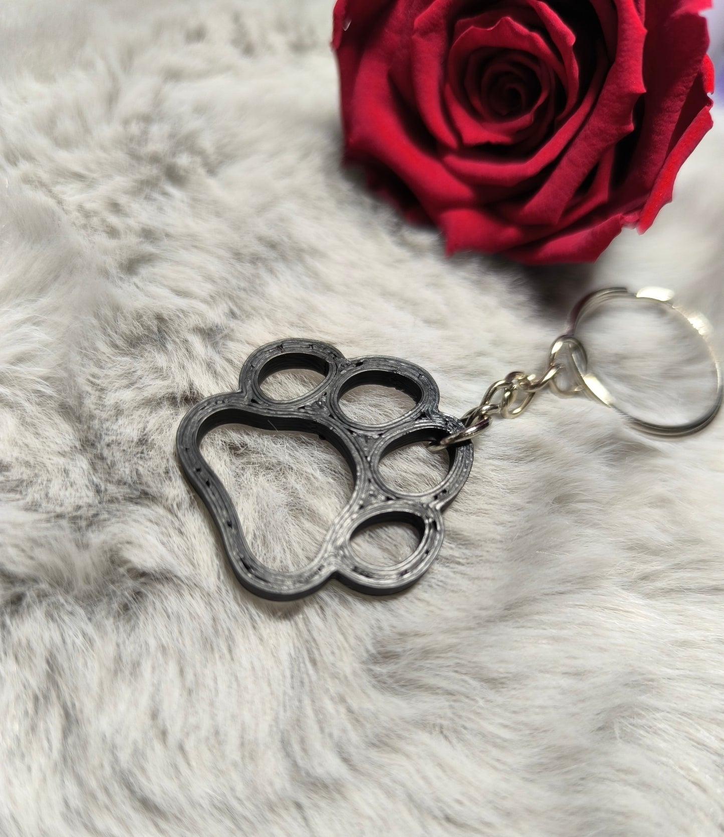 Hundepfoten Schlüssel Anhänger