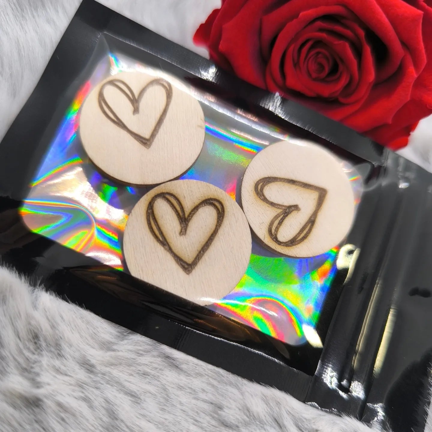 Personalisierbare Holz Magnete