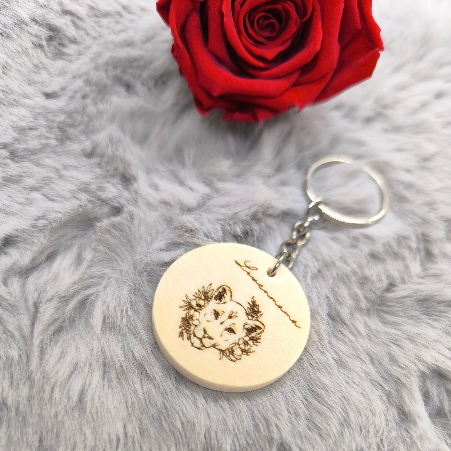 Löwenmama Schlüssel Anhänger