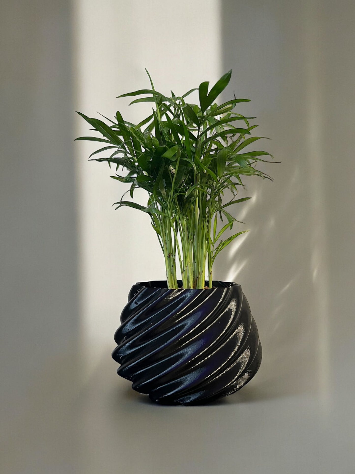 Geschwungener Blumentopf aus dem 3D Durcker