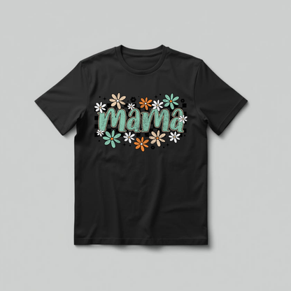 Mama - Blümchen - T-Shirt