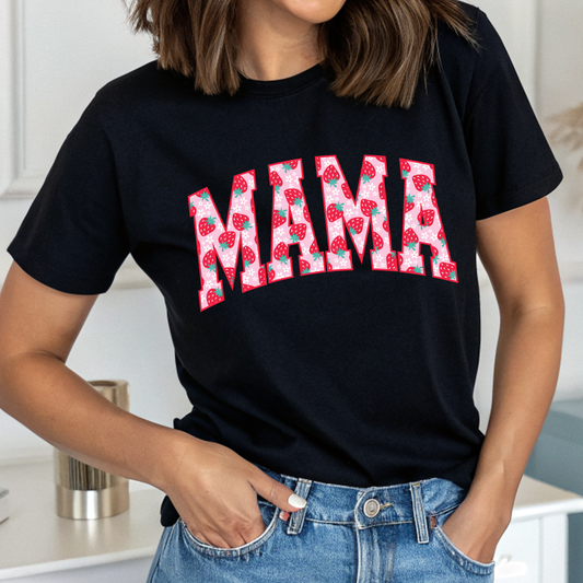 Mama - Erdbeeren  - T-Shirt