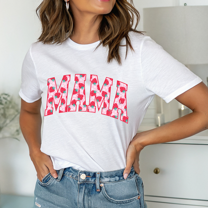 Mama - Erdbeeren  - T-Shirt