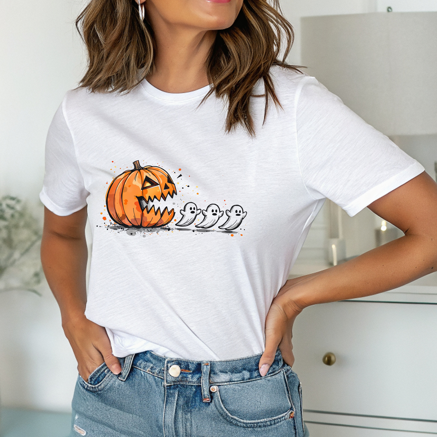 Halloween Pac-Man - Unisex T-Shirt