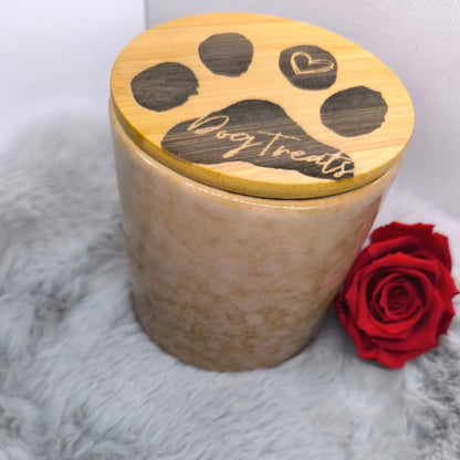 Dog Treats Keramik Dose - Unikat