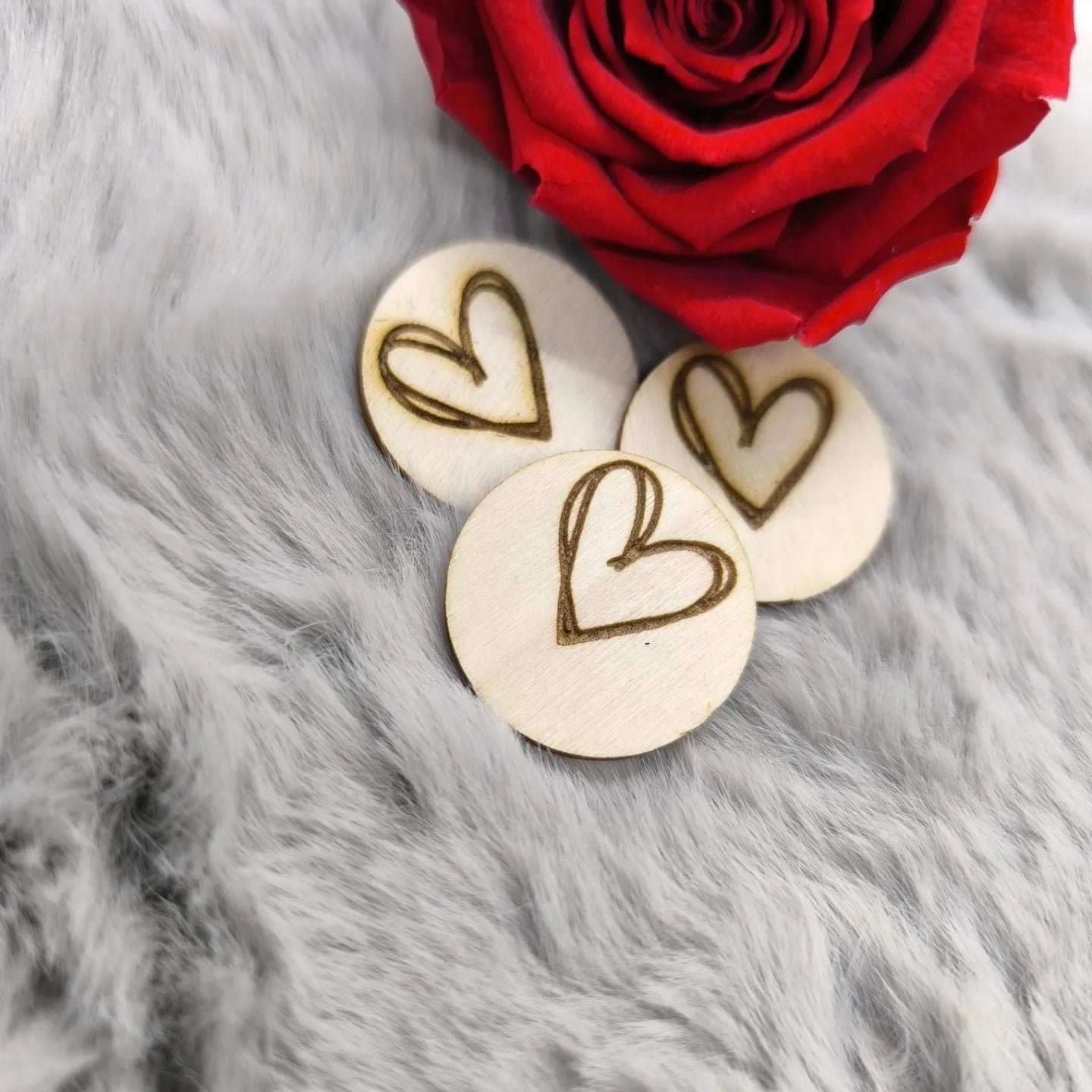 Personalisierbare Holz Magnete