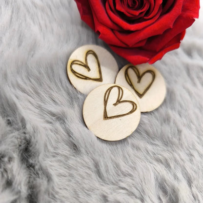 Personalisierbare Holz Magnete