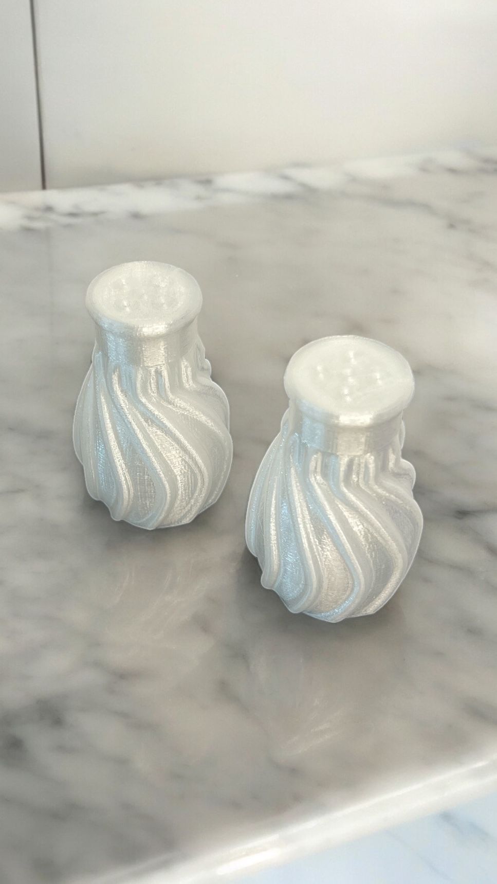 Salz und Pfeffer Streuer - aus dem 3D Drucker - Spülmaschinen geeignet