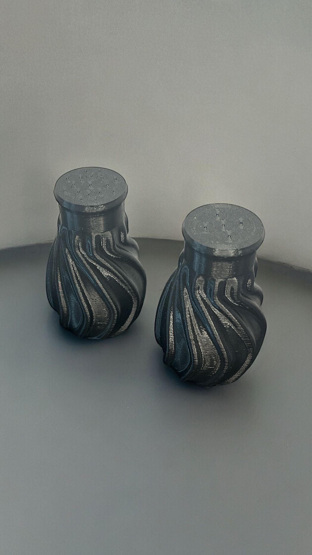 Salz und Pfeffer Streuer - aus dem 3D Drucker - Spülmaschinen geeignet
